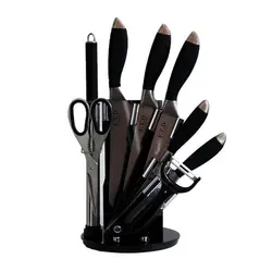 سرویس چاقو آشپزخانه 9 پارچه اف تی دی مدل S990