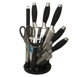 سرویس چاقو آشپزخانه 9 پارچه ویکتوریا مدل 102