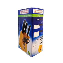 سرویس چاقو آشپزخانه 6 پارچه جی ای هنکلز اینترنشنال مدل Cologne