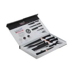 سرویس چاقو آشپزخانه 6 پارچه زپتف مدل 014