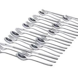سرویس قاشق و چنگال 18 پارچه ام جی اس مدل DONA(Ch)001