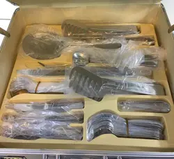 سرویس قاشق چنگال 151 پارچه ام جی اس مدل ny18