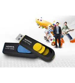 فلش مموری ای دیتا مدل DashDrive UV128 ظرفیت 32 گیگابایت