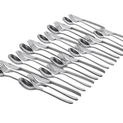 سرویس قاشق و چنگال 18 پارچه ام جی اس مدل DORTMOND(GE)001