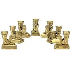 مجموعه ظروف هفت سین 7 پارچه تندیس و پیکره شهریار طرح ریتون شیر کد HS140