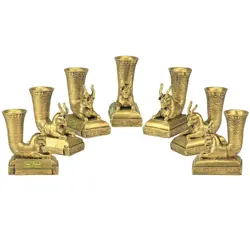 مجموعه ظروف هفت سین 7 پارچه تندیس و پیکره شهریار طرح ریتون عقاب کد HS160