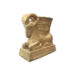مجموعه ظروف هفت سین 7 پارچه تندیس و پیکره شهریار طرح ریتون گاو شاخدار کد HS190