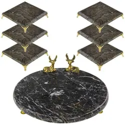 مجموعه ظروف هفت سین ۷ پارچه مدل فرشته کد ۰۰۱
