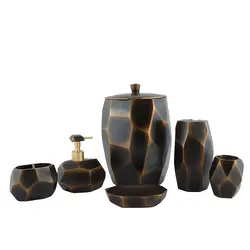 ست سرویس بهداشتی 6 پارچه طرح دیاموند مدل برلیان