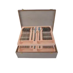 سرویس قاشق و چنگال 54 پارچه ام جی اس مدل SHICAGO(GE)006
