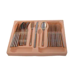 سرویس قاشق و چنگال 54 پارچه ام جی اس مدل DONA(Ch)001