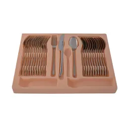 سرویس قاشق و چنگال 54 پارچه ام جی اس مدل DORTMOND(GE)001