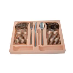سرویس قاشق و چنگال 54 پارچه ام جی اس مدل DONA(GE)006
