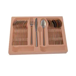 سرویس قاشق و چنگال 54 پارچه ام جی اس مدل DONA(Ch)006