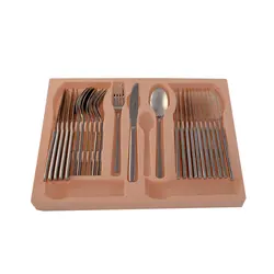 سرویس قاشق و چنگال 54 پارچه ام جی اس مدل DONA(Ch)006