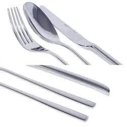 سرویس قاشق و چنگال 18 پارچه ام جی اس مدل DORTMOND(GE)006