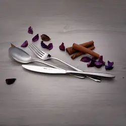 سرویس قاشق و چنگال 36 پارچه ام جی اس مدل DORTMOND(Ch)001