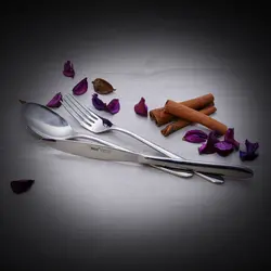 سرویس قاشق و چنگال 36 پارچه ام جی اس مدل DORTMOND(Ch)001