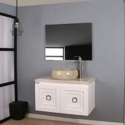 ست کابینت و روشویی دلفین مدل 9097-W به همراه آینه