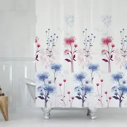 پرده حمام دلفین مدل Tor-8747سایز 180×200 سانتی متر