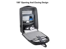 کیف کوله دارای کابل شارژ پاور بانک و USB ضد خش و آب Coolbell waterproof high-capacity school bag - فروشگاه رایابای