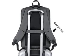 کیف کوله دارای کابل شارژ پاور بانک و USB ضد خش و آب Coolbell waterproof high-capacity school bag - فروشگاه رایابای