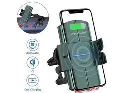 پایه نگهدارنده و شارژر وایرلس هوشمند یوسامز Usams US-CD133 Wireless Charging Car Holder - فروشگاه رایابای