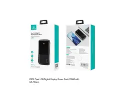 پاوربانک یوسامز ۱۰۰۰۰ میلی آمپر   USAMS  CD163 type c power bank 10000mah mini power bank