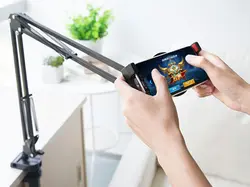 پایه نگهدارنده رومیزی تبلت و گوشی راک Rock Flexible Tablet Holder