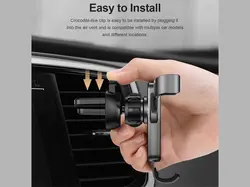 پایه نگهدارنده گوشی راک ROCK Car Air Vent Gravity Phone Holder Mount - فروشگاه رایابای