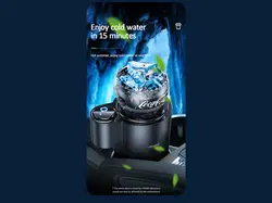 جا لیوانی هوشمند سردکن گرمکن یوسامز usams heating and cooling smart cup US-ZB160 - فروشگاه رایابای