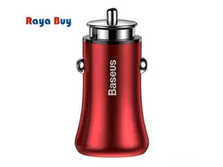 شارژر فندکی سریع بیسوس مدل Baseus Gentleman Dual USB Car Charger