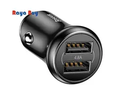 شارژر فندکی سریع بیسوس مدل Baseus Gentleman Dual USB Car Charger