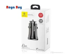 شارژر فندکی سریع بیسوس مدل Baseus Gentleman Dual USB Car Charger