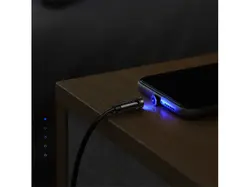 کابل شارژ مغناطیسی جویروم Joyroom USB - Lightning Charging 2.4A 1.2m مشکی (S-1224X2 L مشکی)