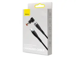 کابل شارژ مگنتی لپ تاپ لنوو 2متری 100وات Baseus CATXC-Y01 Zinc Magnetic Type C Charging Cable 100W 2m