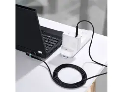 کابل شارژ مگنتی لپ تاپ لنوو 2متری 100وات Baseus CATXC-Y01 Zinc Magnetic Type C Charging Cable 100W 2m