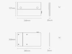 کیف لپ تاپ بیسوس Baseus Folding Series 16 Laptop Sleeve LBZD-B0G سایز 16 اینچ