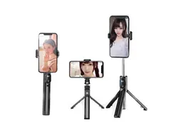 مونوپاد بلوتوثی سه پایه موبایل ارلدام Earldom Wireless Mini Live Selfie Stick Ref ET-ZP16 - فروشگاه رایابای