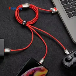 کابل سه  کاره بیسوس مدل عروسکی  Baseus 3-in-1 USB Cable of Three Little Mouse Cable