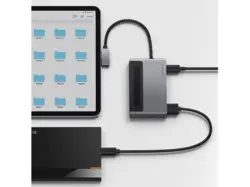هاب چندکاره تایپ سی بیسوس Baseus Magic Multifunctional Type-C HubCAHUB-DA0G