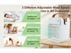 کولر رومیزی پرتابل 3 سرعته مدل Valieno Portable Air Cooler F05