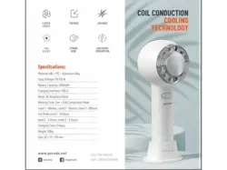 پنکه دستی و کمپرسور سرد پورودو Porodo Lifestyle Portable Handheld Turbo Fan With Cold Compress