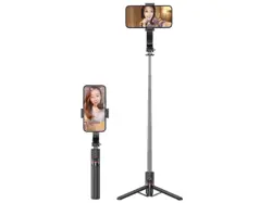 منوپاد و استند دارای کنترل بلوتوثی یوسامز مدل Usams US-ZB064 Phantom Wireless Selfie Stick - فروشگاه رایابای