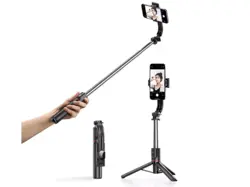 منوپاد و استند دارای کنترل بلوتوثی یوسامز مدل Usams US-ZB064 Phantom Wireless Selfie Stick - فروشگاه رایابای