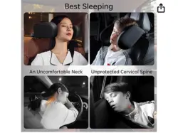 بالش پشت سر قابل تنظیم صندلی خودرو   Car Headrest Pillow for Kids Adult sanlend
