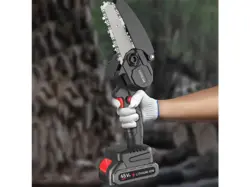 اره شارژی کوچک 300 وات الکتریک ساو  mini camp chainsaw electric saw 300w