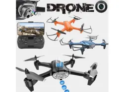 کوادکوپتر و پهباد دوربین دار دارای قابلیت شلیک گلوله آبی FEO H9W Waterball shooter+ camera mini pro drone