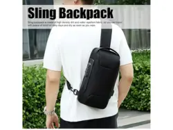 کوله تک بند رمزدار آپونیو AOPINYOU Shoulder Backpack Shell USB AP-37