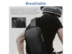 کوله تک بند رمزدار آپونیو AOPINYOU Shoulder Backpack Shell USB AP-37